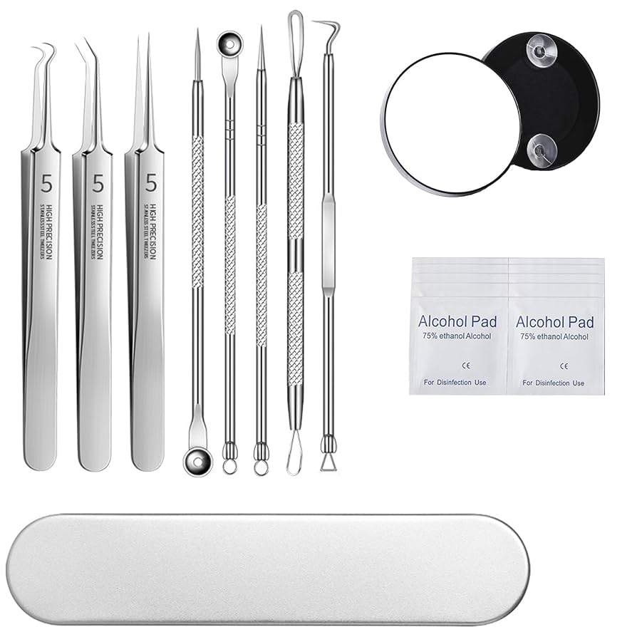 Amazon.co.jp: 角栓ピンセット精密ピンセット先端の幅は<0.01mm